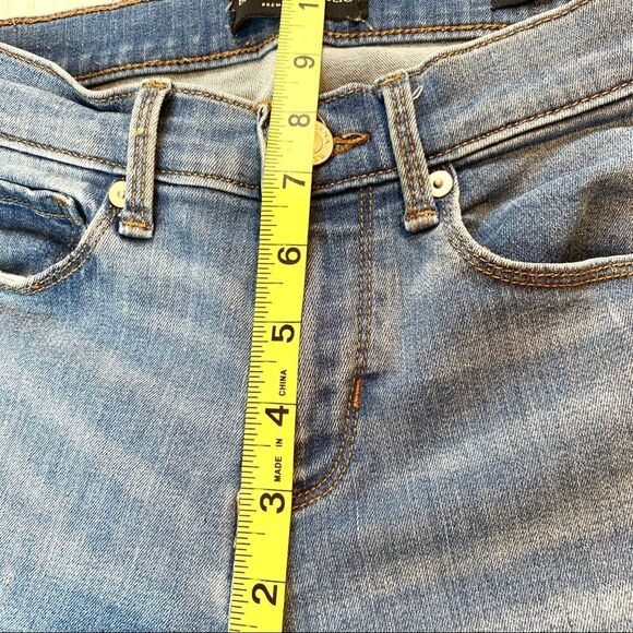 Banana Republic Oleande Frayed Hem Skinny Jeans Size 25 - Picture 11 of 13